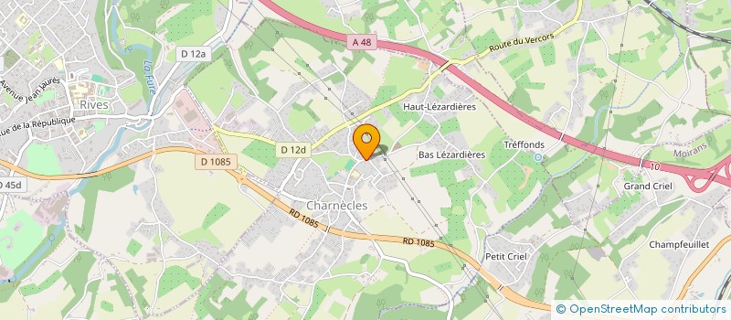 localisation de l'entreprise MADAME PAULINE BOURDEAUX  CHARNECLES