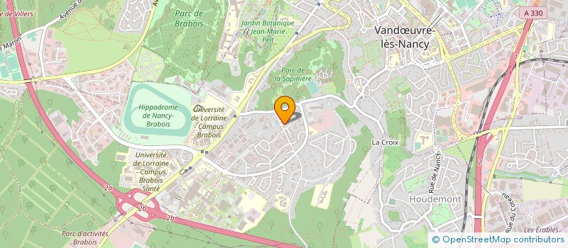 localisation de l'entreprise MADAME PAULINE BOURGAUX  VANDUVRE-LES-NANCY