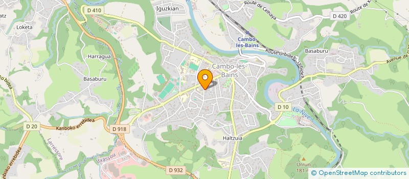 localisation de l'entreprise MADAME PAULINE BOURLIER  CAMBO-LES-BAINS