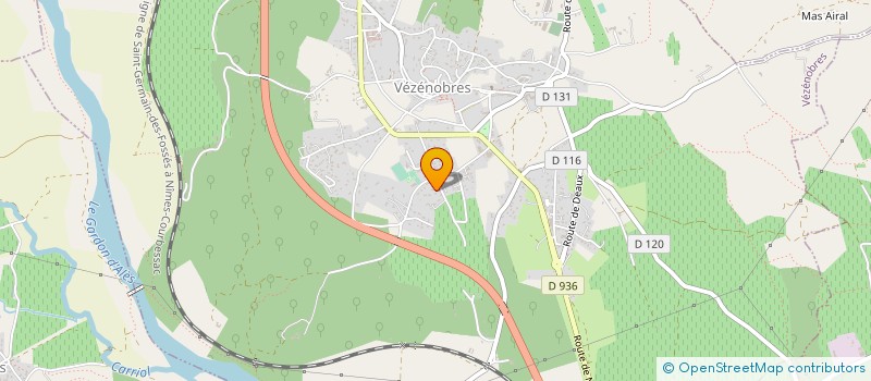 localisation de l'entreprise MADAME PAULINE BOYER  VEZENOBRES