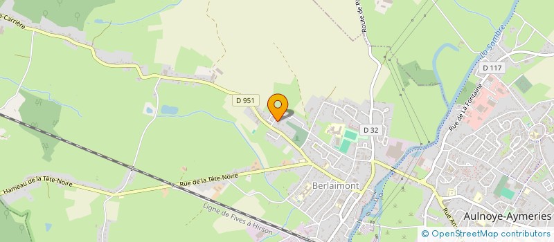 localisation de l'entreprise MADAME PAULINE BRACQ  BERLAIMONT