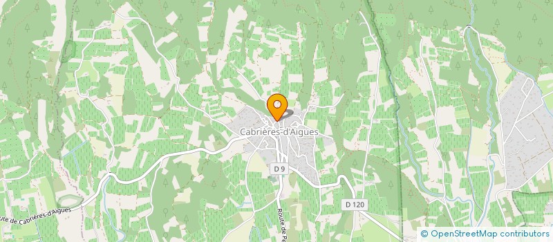 localisation de l'entreprise MADAME PAULINE BRETAGNE  CABRIERES-D'AIGUES