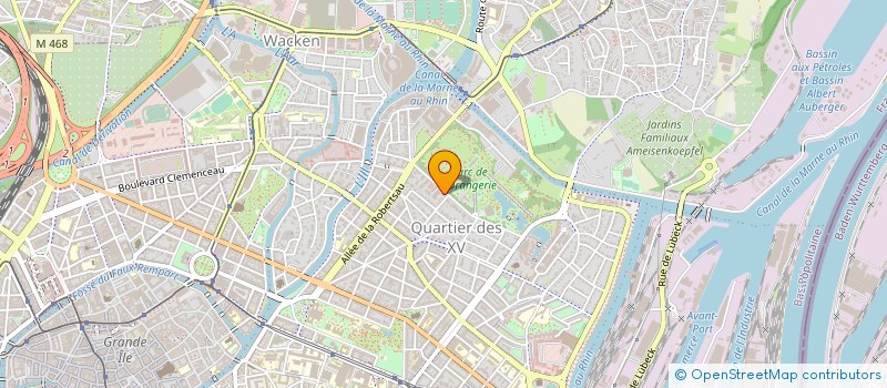 localisation de l'entreprise MADAME PAULINE BRETZ à STRASBOURG