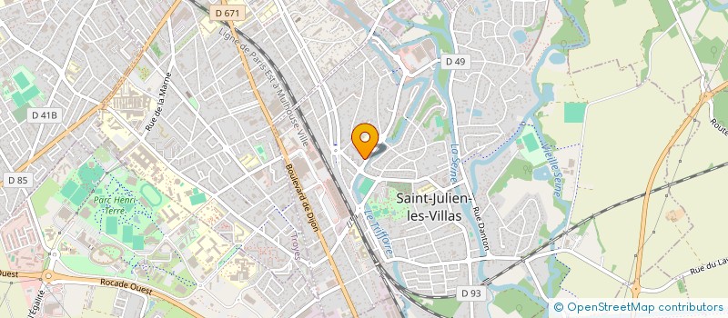localisation de l'entreprise MADAME PAULINE BREUIL à SAINT-JULIEN-LES-VILLAS