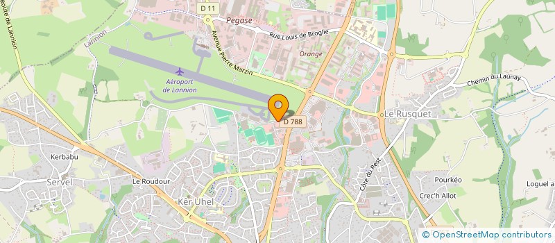 localisation de l'entreprise MADAME PAULINE BRIAND  LANNION