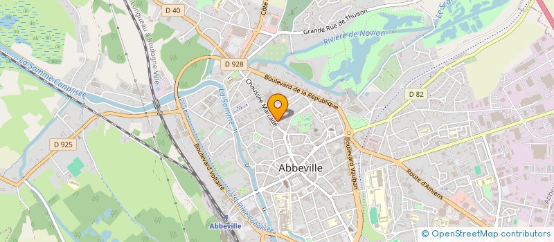 localisation de l'entreprise MADAME PAULINE BRIDENNE à ABBEVILLE