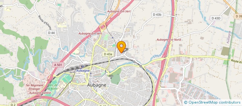 localisation de l'entreprise MADAME PAULINE BRIE  AUBAGNE