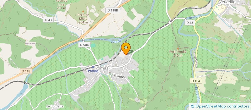 localisation de l'entreprise MADAME PAULINE BRIS  POMAS