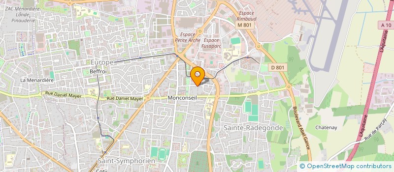 localisation de l'entreprise MADAME PAULINE BROUILLARD à TOURS