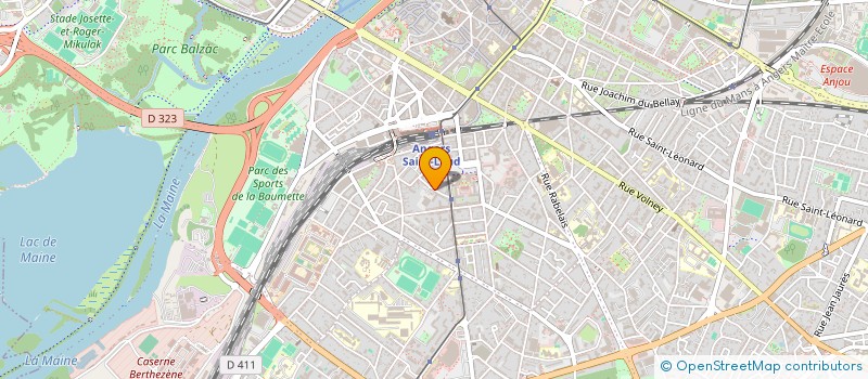 localisation de l'entreprise MADAME PAULINE BRULARD  ANGERS