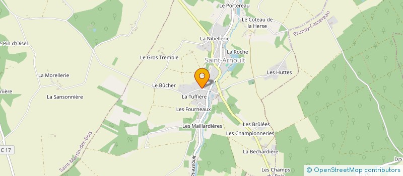 localisation de l'entreprise MADAME PAULINE BRULE  SAINT-ARNOULT