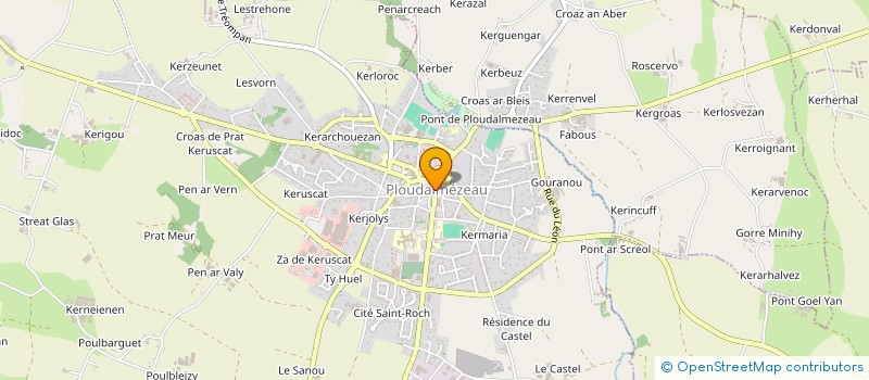 localisation de l'entreprise MADAME PAULINE BRUN  PLOUGUIN