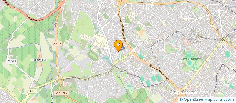 localisation de l'entreprise MADAME PAULINE BRUN  MONTPELLIER