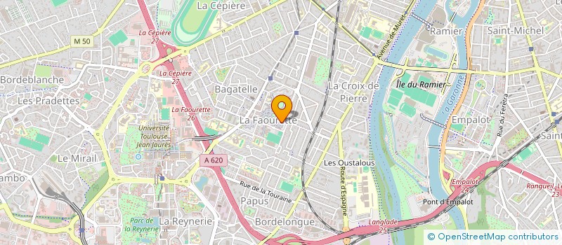 localisation de l'entreprise MADAME PAULINE BRUNIER  TOULOUSE