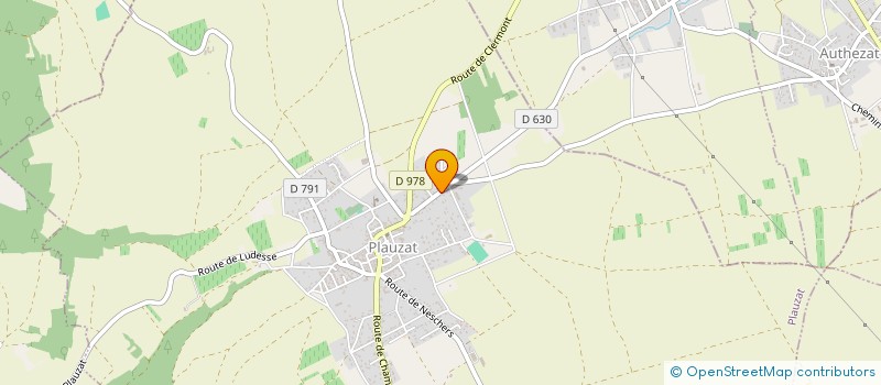 localisation de l'entreprise MADAME PAULINE BUIS  PLAUZAT