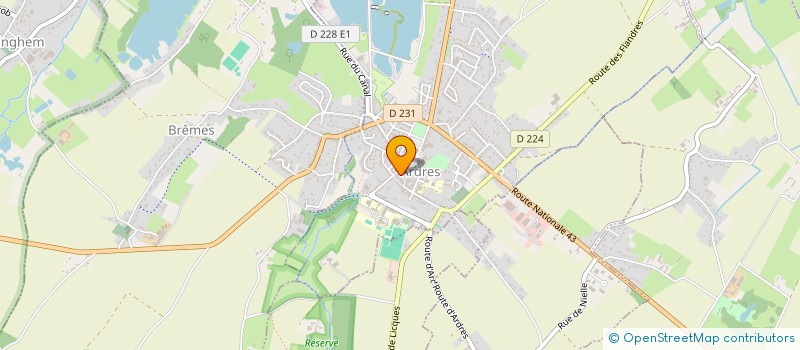 localisation de l'entreprise MADAME PAULINE BUREI  ARDRES