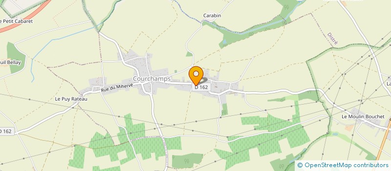 localisation de l'entreprise MADAME PAULINE CALMET  COURCHAMPS