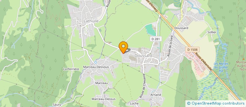 localisation de l'entreprise MADAME PAULINE CALVI  DOUSSARD