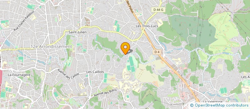 localisation de l'entreprise MADAME PAULINE CAMPANELLA  MARSEILLE