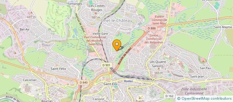 localisation de l'entreprise MADAME PAULINE CAMPREDON  ONET-LE-CHATEAU