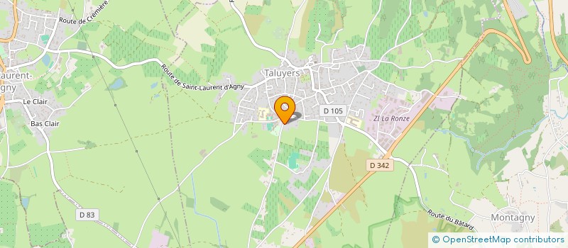 localisation de l'entreprise MADAME PAULINE CANAVESIO à TALUYERS