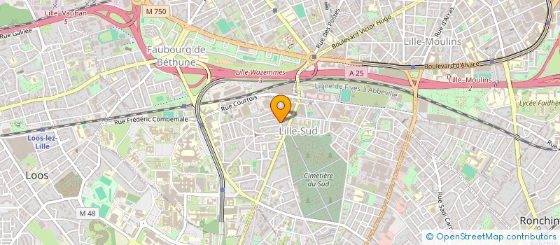 localisation de l'entreprise MADAME PAULINE CANTRAINE à LILLE