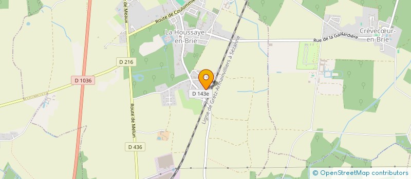 localisation de l'entreprise MADAME PAULINE CAPEL  LA HOUSSAYE-EN-BRIE