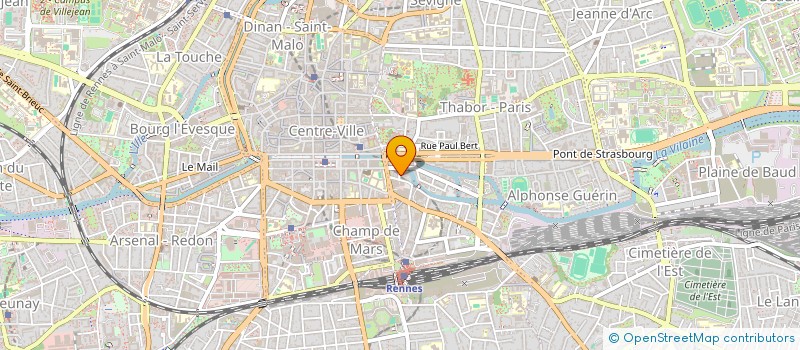 localisation de l'entreprise MADAME PAULINE CAPERAN  RENNES