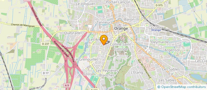 localisation de l'entreprise MADAME PAULINE CARLIER à ORANGE