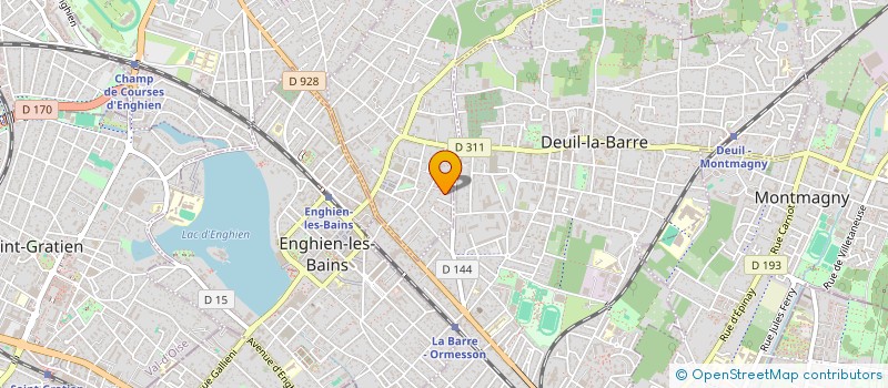 localisation de l'entreprise MADAME PAULINE CARPENTIER  MONTMORENCY