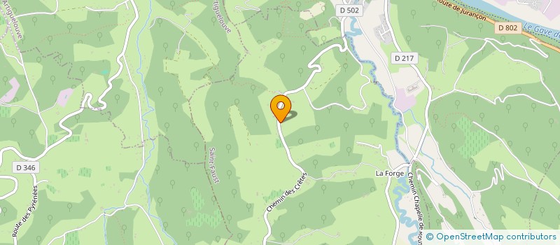 localisation de l'entreprise MADAME PAULINE CARRERE  SAINT-FAUST