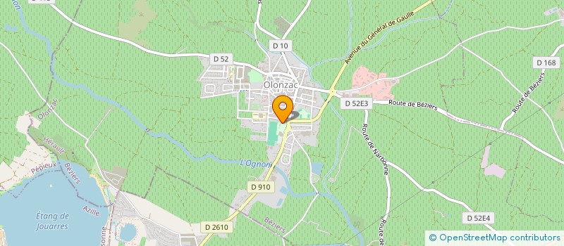 localisation de l'entreprise MADAME PAULINE CARRETIER  OLONZAC