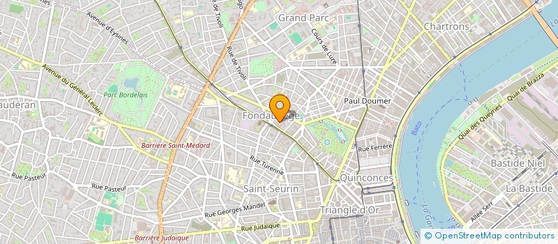 localisation de l'entreprise MADAME PAULINE CARREYRE à BORDEAUX