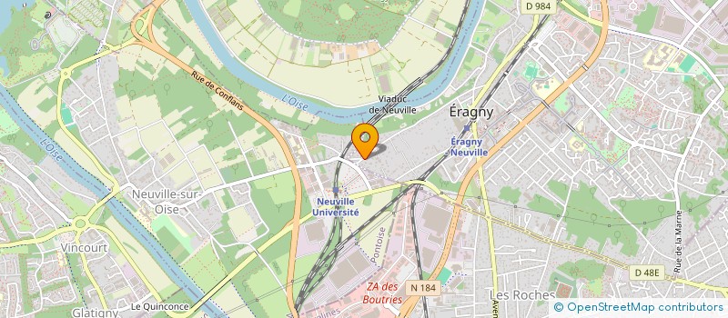 localisation de l'entreprise MADAME PAULINE CASBAS  ERAGNY