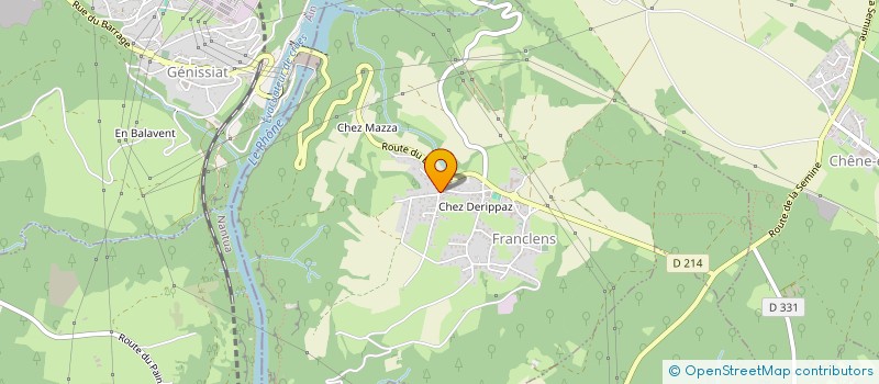 localisation de l'entreprise MADAME PAULINE CASEIRO  FRANCLENS