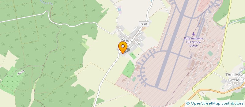 localisation de l'entreprise MADAME PAULINE CHAFFAUT  OCHEY