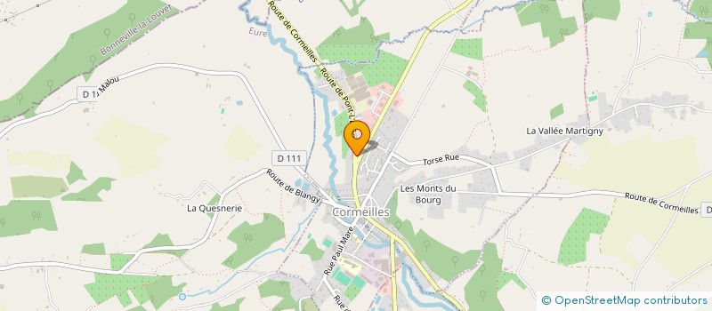 localisation de l'entreprise MADAME PAULINE CHAILLOU  CORMEILLES