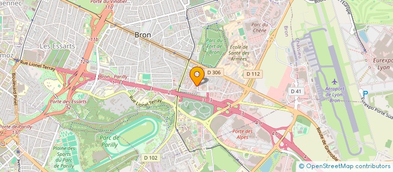 localisation de l'entreprise MADAME PAULINE CHAIX  BRON