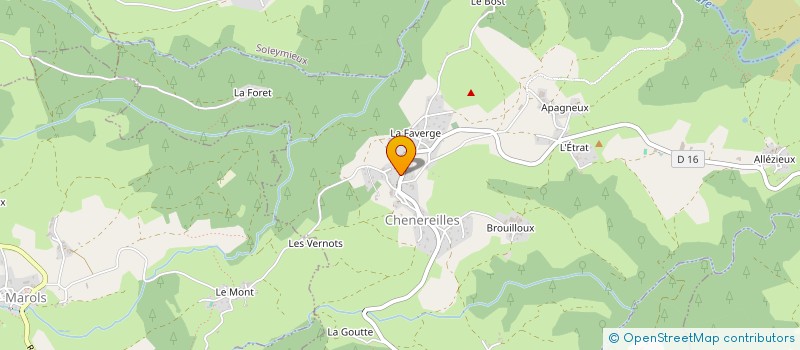 localisation de l'entreprise MADAME PAULINE CHALUS  SAINT-ROMAIN-LE-PUY