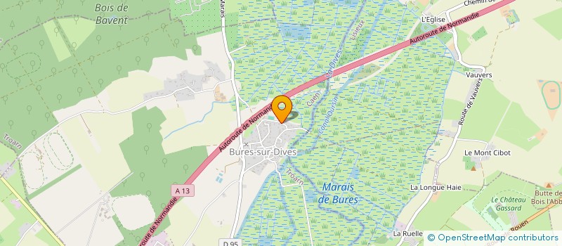 localisation de l'entreprise MADAME PAULINE CHAMPAGNE  TROARN