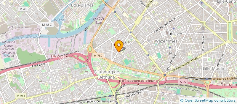 localisation de l'entreprise MADAME PAULINE CHAMPETIER à LILLE