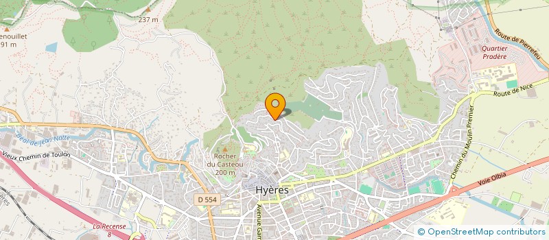 localisation de l'entreprise MADAME PAULINE CHANTREL  HYERES