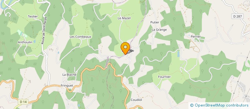 localisation de l'entreprise MADAME PAULINE CHAPUIS  CHAMPIS