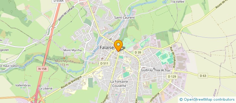 localisation de l'entreprise MADAME PAULINE CHARBONNEAU  FALAISE