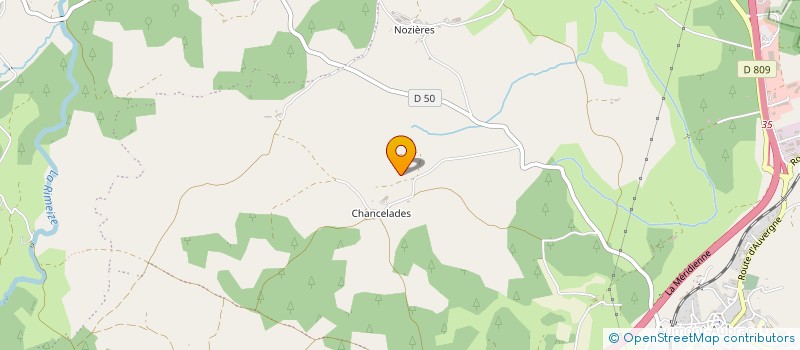 localisation de l'entreprise MADAME PAULINE CHARBONNEL  PEYRE EN AUBRAC