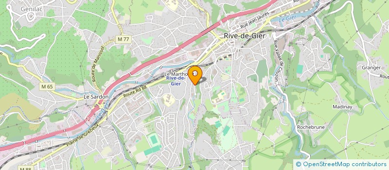 localisation de l'entreprise MADAME PAULINE CHARDON  RIVE-DE-GIER