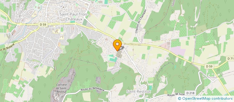 localisation de l'entreprise MADAME PAULINE CHARLES  SAINT-PAUL-TROIS-CHATEAUX