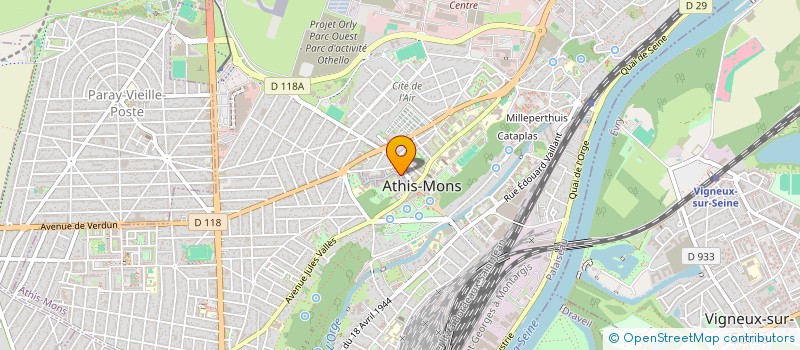 localisation de l'entreprise MADAME PAULINE CHARLON à ATHIS-MONS