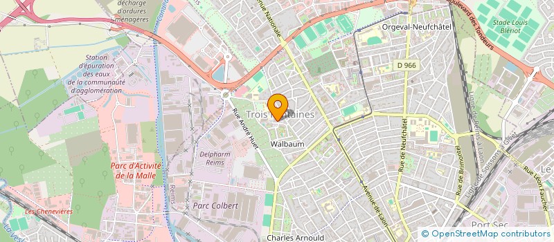 localisation de l'entreprise MADAME PAULINE CHARLOT  REIMS