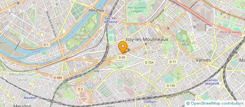localisation de l'entreprise MADAME PAULINE CHAUDRU DE RAYNAL  ISSY-LES-MOULINEAUX